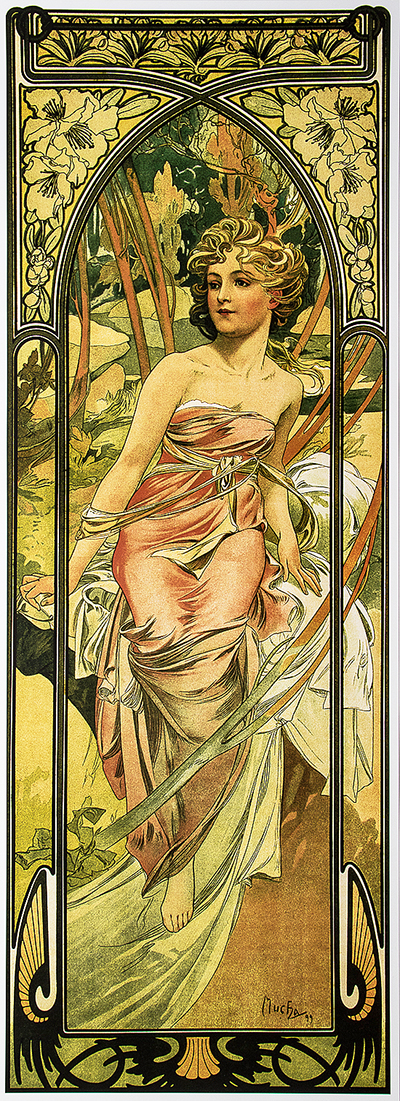 Morning Alphonse Mucha